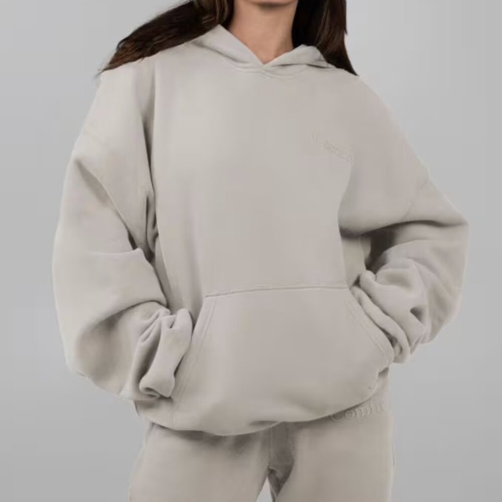 Comfrt Minimalist Hoodie in Cement